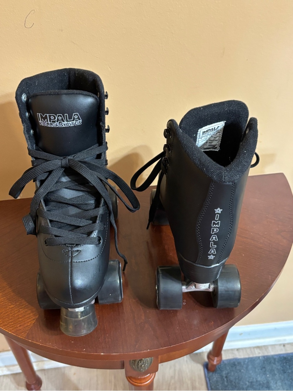 Impala Black Classic Quad Roller Skates Size 7 - Picture 3 of 8